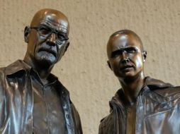 Las estatuas de los icónicos personajes. ESPECIAL