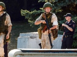 Luego del ataque, efectivos del Ejército ruso  aumentaron el patrullaje de seguridad en la ciudad de Sevastopol. AFP