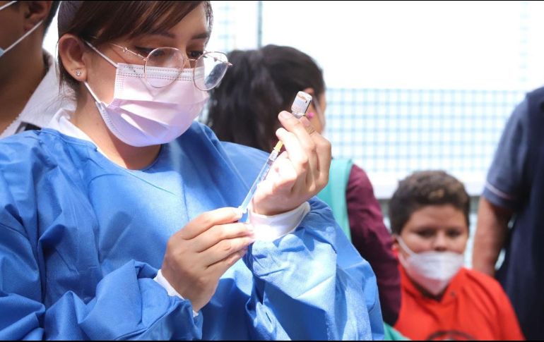 Para completar el esquema de vacunación de los menores, la Secretaría de Salud Jalisco (SSJ) informa que este día abre las citas para las segundas dosis de menores de 5 a 11 años. SUN / ARCHIVO