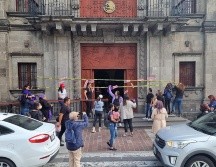 Las Paritaristas clausuraron los edificios del Ayuntamiento de Zapopan, la Comisaría Municipal del mismo municipio y Palacio de Gobierno. EL INFORMADOR / G. Gallo