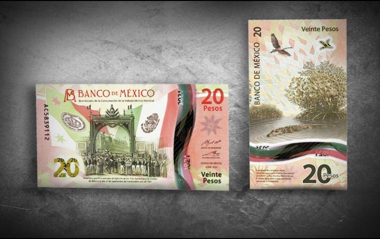 Posiblemente este billete de 20 pesos, sea el último que se fabrique de esta denominación, pues se tiene pensado que ya solo se utilicen monedas de 20 pesos. Banxico.