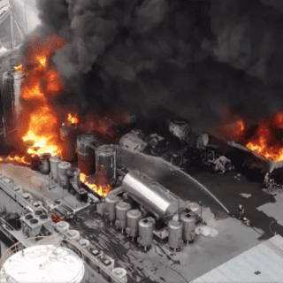 Nuevo León: Arde el Parque Industrial Mitras en el municipio de García (VIDEO)