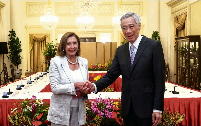 Nancy Pelosi, legisladora de Estados Unidos, emprendió gira en el continente asiático. EFE