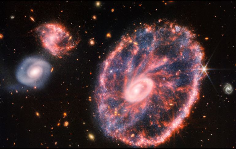La imagen es una muestra de la vida insospechada que existe en el universo. EFE/NASA