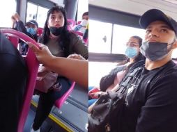 En el vídeo que ya acumula más de 50 mil visitas en Twitter, se ve cómo un hombre invade el espacio exclusivo para mujeres en el transporte público y se defiende de reclamos apelando sarcásticamente a la identidad sexual. ESPECIAL