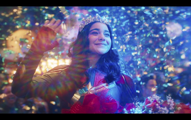La joven de 19 años Iman Vellani, protagonista de Ms. Marvel, es uno de los más recientes personajes incorporados al MCU. ESPECIAL/ The Walt Disney Company México