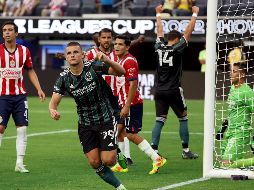 Joveljić y Jonathan Pérez fueron los autores de los goles del equipo angelino. IMAGO7