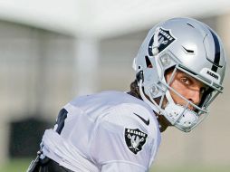 Mack Hollins es una de las caras nuevas en los Raiders y hoy podría recibir oportunidades en el juego del Salón de la Fama. AFP/E. Miller