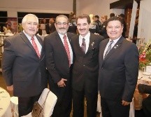 Rafael Pérez Cárdenas, David Ronzon, Manolo Martín del Campo y Óscar Montaño. GENTE BIEN JALISCO/Antonio Martínez