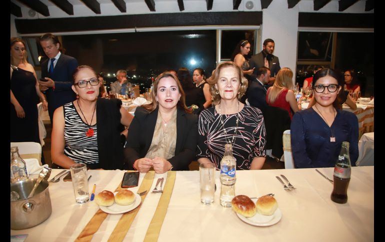 Laura Peregrina, Sara Cárdenas, Dora Fafutis y Jael Chamu. GENTE BIEN JALISCO/ Claudio Jimeno