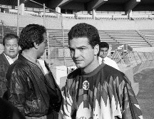 Luis García se ganó el cariño de la afición azulcrema tras marcar 40 anotaciones en 78 partidos disputados con las Águilas. EL INFORMADOR/ARCHIVO