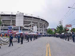 El Estadio Jalisco contó con un fuerte operativo de seguridad para el Atlas vs Querétaro. IMAGO7