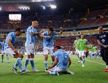 Ángel Sepúlveda al minuto 34 puso en ventaja a los Gallos. IMAGO7