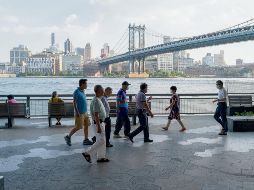 En el Estado de Nueva York se concentra una cuarta parte de los casos de EU. AFP