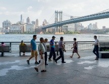 En el Estado de Nueva York se concentra una cuarta parte de los casos de EU. AFP