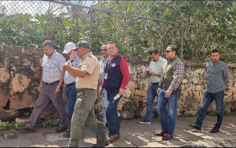 Enrique Ibarra Pedroza, secretario general de Gobierno, se trasladó al municipio para evaluar los daños y coordinar las labores de auxilio. TWITTER/EnriqueIbarraP