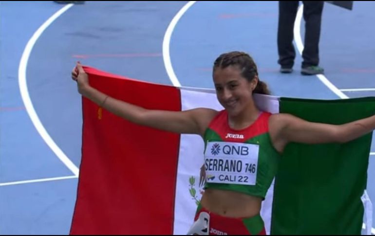 Karla Serrano, de 18 años, logró vencer en los metros finales a su rival asiática, que parecía mejor perfilada para llevarse la victoria. TWITTER / @CONADE