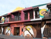 La intervención artística refleja la llegada de los franciscanos a San Agustín, lo que significa una alegoría de fe, austeridad y calidez. CORTESÍA / Ayuntamiento de Tlajomulco