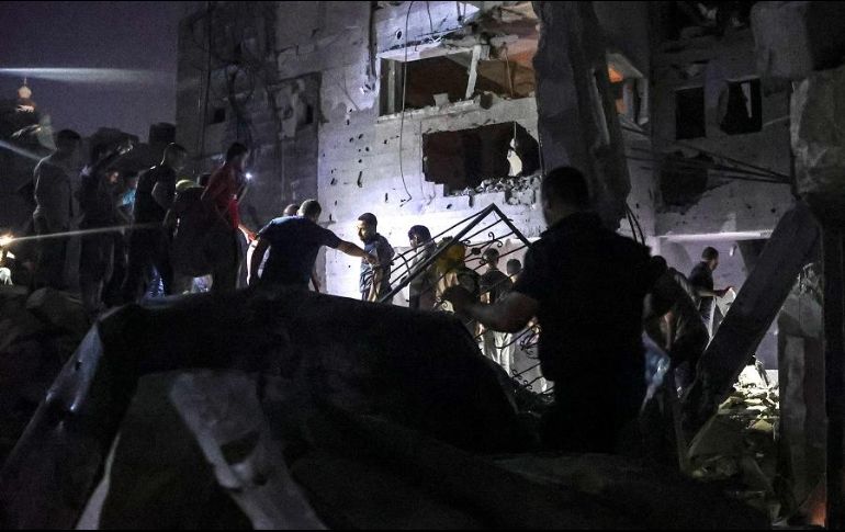 Los bombardeos a la Franja de Gaza iniciados ayer viernes han recibido condenas internacionales. EFE/H. Imad
