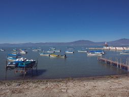 El Lago de Chapala alcanzó su nivel máximo de recuperación el mes pasado cuando llegó a 70% de su capacidad. EL INFORMADOR / ARCHIVO