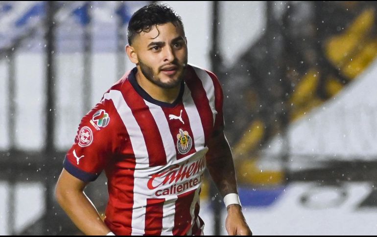 Alexis Vega es el jugador diferente en Chivas y en el cual se fincan las mejores posibilidades de los rojiblancos para vencer al bicampeón. EL INFORMADOR/ Imago7