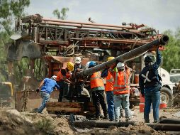 La coordinadora nacional de Protección Civil, Laura Velázquez Alzúa confirmó que todavía son 10 los mineros que permanecen atrapados. SUN / D. Simón Sánchez