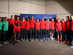 Los jugadores de la Liga MX se preparan para el duelo de estrellas. TWITTER/@LigaBBVAMX