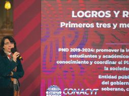 María Elena Álvarez-Buylla dijo que van a buscar voluntarios para la siguiente etapa. EL UNIVERSAL