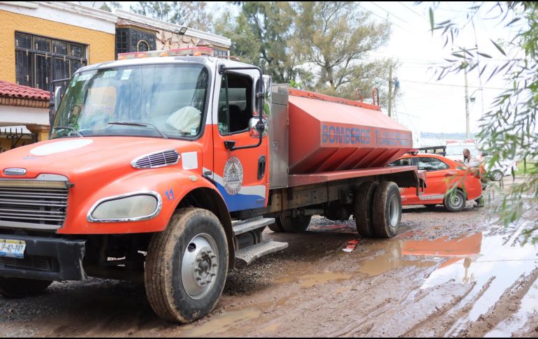 El Gobierno de Tlaquepaque señaló que durante este temporal se mantiene la fase preventiva, con recorridos en 32 puntos de inundación y 26 de monitoreo. ESPECIAL/Gobierno de Tlaquepaque