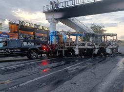 Vecinos de la Carretera a Saltillo a su cruce con Chícharo, donde ocurrió el primer bloqueo, contaron cómo ocurrieron los bloqueos. ESPECIAL