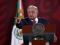 López Obrador adelantó que habrá una reestructuración por completo de la SSPC. EFE / S. Gutiérrez