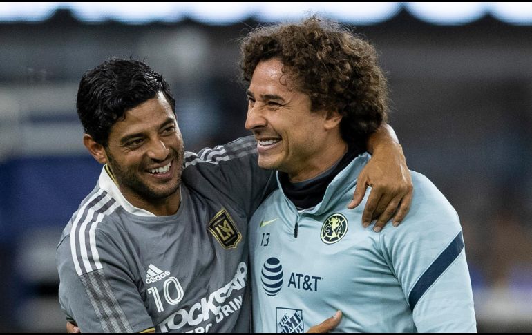 En días anteriores, Carlos Vela disputó un amistoso ante las Águilas del América y se le pudo ver muy amistoso con Guillermo Ochoa. IMAGO7