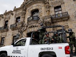 López Obrador plantea que la Secretaría de la Defensa Nacional y la Secretaría de Marina permanezcan después de 2024 en labores de seguridad pública. EFE / ARCHIVO