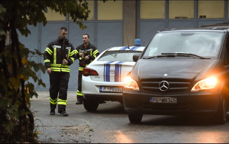 Otras seis personas resultaron heridas tras el tiroteo en Montenegro, de las cuales tres se encuentran en estado crítico. AFP/S. Prelevic