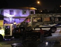 Epigmenio Ibarra no descartó que exista una estrategia político-criminal, en los que intervienen los narcos, para la quema tiendas y vehículos.EFE / J. Terriquez