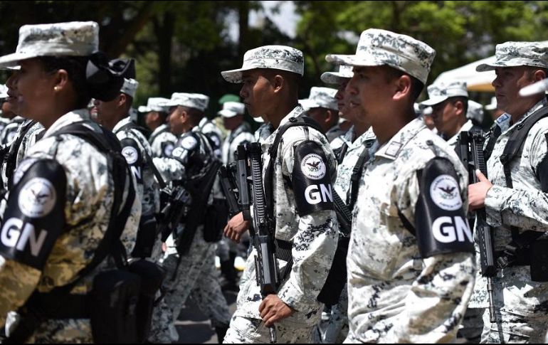 El convoy fue interceptado por personal de Guardia Nacional, Ejército Mexicano y de la Guardia Civil. NTX/ARCHIVO