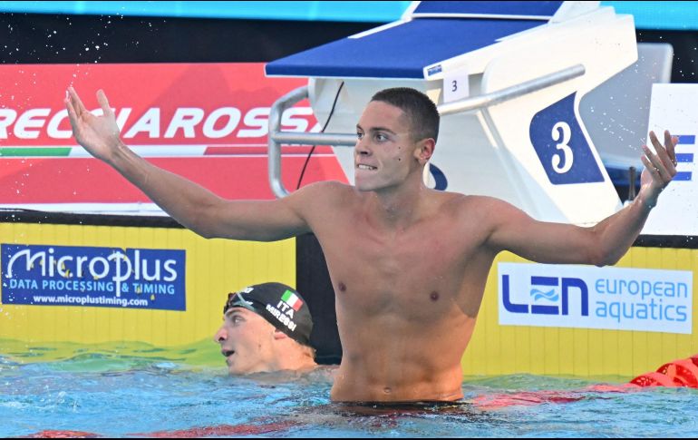 David Popovici será el rival a vencer en los Juegos Olímpicos de París 2024. AFP/A. Pizzoli