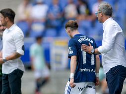 Marcelo Flores debutó entrando de cambio en la segunda parte. TWITTER/@RealOviedo