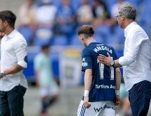 Marcelo Flores debutó entrando de cambio en la segunda parte. TWITTER/@RealOviedo