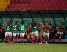 El resultado para las dirigidas por Ana Galindo significó alcanzar 5 puntos y meterse como segundo lugar del Grupo B.  TWITTER/@Miseleccionfem