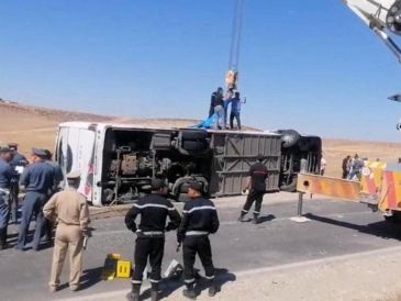 Este accidente es el más letal de los últimos años en Marruecos. AFP
