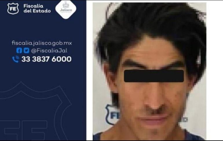 Jorge Eduardo “M” aprovechaba que su pareja sentimental salía a trabajar para abusar sexualmente de su hija. ESPECIAL/Fiscalía de Jalisco