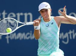 Iga Swiatek va por la conquista de su séptimo título en la presente temporada. AFP/M. Stockman