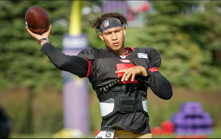 Trey Lance, uno de los nuevos ídolos del equipo. AP/B. Kluckhohn