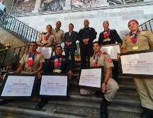 Reconocen a policías y bomberos ganadores en los Juegos de Rotterdam 2022