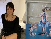 “Siempre que tenga una idea digna de ser plasmada, me veré obligada a pintarla”, describe Dulce Luna sobre su arte. CORTESÍA