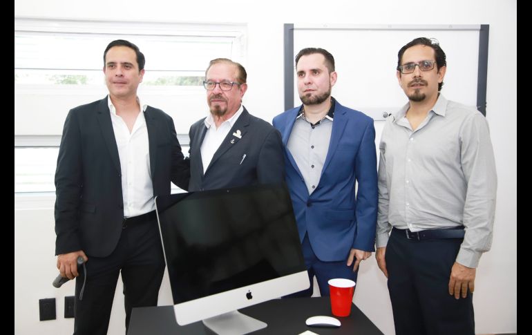 Juan Antonio, Juan Antonio, Agustín y Francisco Olguín. GENTE BIEN JALISCO/ Antonio Martínez