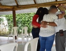 El reencuentro entre Andrea y su familia estuvo lleno de lágrimas, abrazos y besos cargados de recuerdos y nostalgia, luego de permanecer alejados por más de 23 años. ESPECIAL