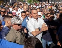 Jair Bolsonaro ha tenido altercados previos, frecuentemente con la prensa. AFP/ARCHIVO