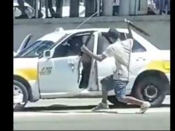 Autoridades no han informado si se presentó algún reporte sobre la agresión. ESPECIAL/CAPTURA DE VIDEO